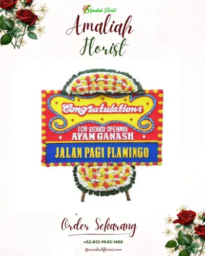 Bunga Papan Congratulation di Sasana Kriya Tmii